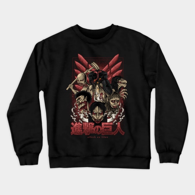 AOT Crewneck Sweatshirt by Qalbi studio